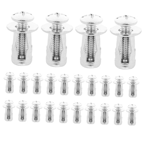 VINTORKY 20セット中空ドアアンカー 拡張ナット付きネジ 壁用固定具 メッキ製 取り付け簡単 家用業務用